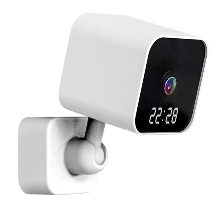 DP27 1080P WLAN-Kamera mit Uhrfunktion, unterstützt Zwei-Wege-Sprachkommunikation und mobile Überwachung, US-Stecker, EU-Stecker
