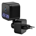 DP27 1080P WLAN-Kamera mit Uhrfunktion, unterstützt Zwei-Wege-Sprachkommunikation und mobile Überwachung, US-Stecker, EU-Stecker