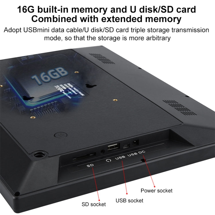 15 Zoll IPS-Display WLAN-Cloud-Bilderrahmen, RK3126C Quad-Core bis zu 1,5 GHz, Android 6.0, 1GB+16GB, AU-Stecker, US-Stecker, EU-Stecker, UK-Stecker