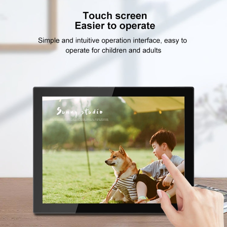 15 Zoll IPS-Display WLAN-Cloud-Bilderrahmen, RK3126C Quad-Core bis zu 1,5 GHz, Android 6.0, 1GB+16GB, AU-Stecker, US-Stecker, EU-Stecker, UK-Stecker