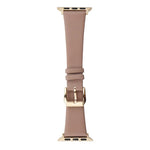 Uhrenarmband aus Seidenleder, passend für Apple Watch Series 8 &amp; 7 (41 mm) / SE 2 &amp; 6 &amp; SE &amp; 5 &amp; 4 (40 mm) und Apple Watch Ultra (49 mm) / Series 8 &amp; 7 (45 mm) / SE 2 &amp; 6 &amp; SE &amp; 5 &amp; 4 (44 mm).