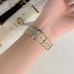 Uhrenarmband aus Seidenleder, passend für Apple Watch Series 8 &amp; 7 (41 mm) / SE 2 &amp; 6 &amp; SE &amp; 5 &amp; 4 (40 mm) und Apple Watch Ultra (49 mm) / Series 8 &amp; 7 (45 mm) / SE 2 &amp; 6 &amp; SE &amp; 5 &amp; 4 (44 mm).