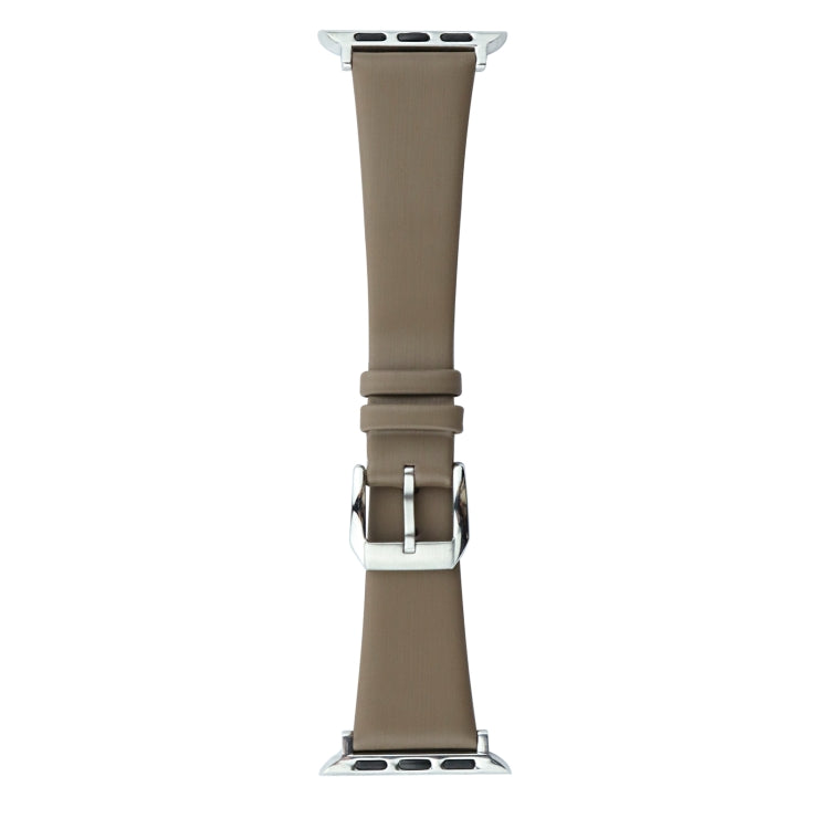 Uhrenarmband aus Seidenleder, passend für Apple Watch Series 8 &amp; 7 (41 mm) / SE 2 &amp; 6 &amp; SE &amp; 5 &amp; 4 (40 mm) und Apple Watch Ultra (49 mm) / Series 8 &amp; 7 (45 mm) / SE 2 &amp; 6 &amp; SE &amp; 5 &amp; 4 (44 mm).