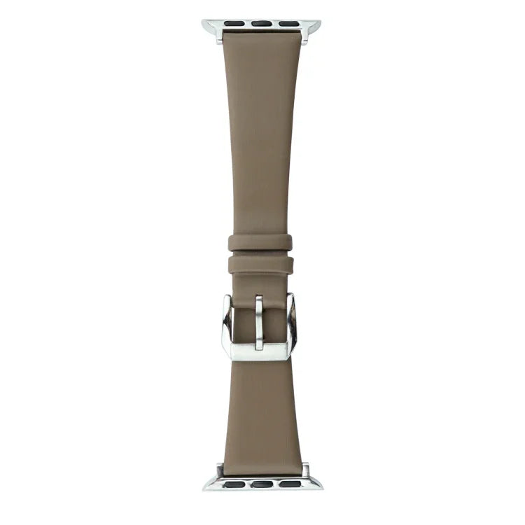 Uhrenarmband aus Seidenleder, passend für Apple Watch Series 8 &amp; 7 (41 mm) / SE 2 &amp; 6 &amp; SE &amp; 5 &amp; 4 (40 mm) und Apple Watch Ultra (49 mm) / Series 8 &amp; 7 (45 mm) / SE 2 &amp; 6 &amp; SE &amp; 5 &amp; 4 (44 mm).