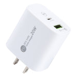 PD 20W USB-C/Type-C+QC 3.0 USB Interface Schnellladegerät, Spezifikation: US-Stecker