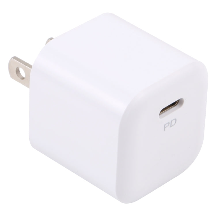 20W PD USB-C/Typ-C Schnittstelle Schnelllade-Ladegerät, Spezifikation: US-Stecker, US-Stecker