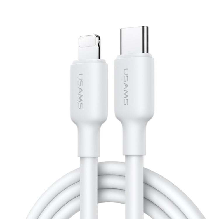 USAMS US-SJ610 U84 PD20W USB-C / Type-C auf 8 Pin Ladedatenkabel, PD20W 8 Pin 1m