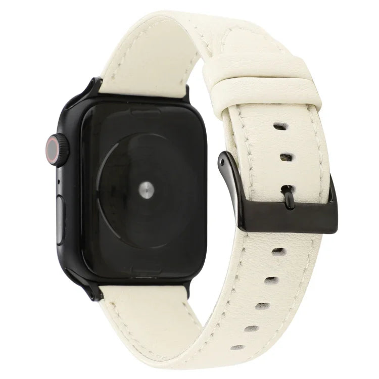 Armband aus Rindsleder mit Textur, für Apple Watch Series 8&7 41mm / SE 2&6&SE&5&4 40mm / 3&2&1 38mm, für Apple Watch Series 7 45mm / 6 & SE & 5 & 4 44mm / 3 & 2 & 1 42mm, für Apple Watch Series 7 41mm / 6 & SE & 5 & 4 40mm / 3 & 2 & 1 38mm...