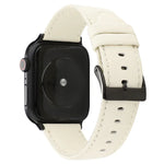 Cowhide Texture Leather Watchband, For Apple Watch Series 8&7 41mm / SE 2&6&SE&5&4 40mm / 3&2&1 38mm, For Apple Watch Series 7 45mm / 6 & SE & 5 & 4 44mm / 3 & 2 & 1 42mm, For Apple Watch Series 7 41mm / 6 & SE & 5 & 4 40mm / 3 & 2 & 1 38mm            ...
