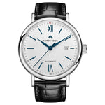 NORTH EDGE AMOY Multifunktionale Business Herrenuhr Wasserdichte Leder Mechanische Uhr