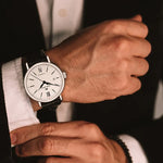 NORTH EDGE AMOY Multifunktionale Business Herrenuhr Wasserdichte Leder Mechanische Uhr
