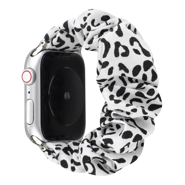 Stoff + Edelstahl Haarring-Armband, Für Apple Watch Series 7 41mm / 6 & SE & 5 & 4 40mm / 3 & 2 & 1 38mm, Für Apple Watch Series 7 45mm / 6 & SE & 5 & 4 44mm / 3 & 2 & 1 42mm, Für Apple Watch Series 8&7 41mm / SE 2&6&SE&5&4 40mm / 3&2&1 38mm