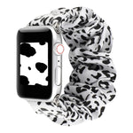 Stoff + Edelstahl Haarring-Armband, Für Apple Watch Series 7 41mm / 6 & SE & 5 & 4 40mm / 3 & 2 & 1 38mm, Für Apple Watch Series 7 45mm / 6 & SE & 5 & 4 44mm / 3 & 2 & 1 42mm, Für Apple Watch Series 8&7 41mm / SE 2&6&SE&5&4 40mm / 3&2&1 38mm