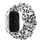 Stoff + Edelstahl Haarring-Armband, Für Apple Watch Series 7 41mm / 6 & SE & 5 & 4 40mm / 3 & 2 & 1 38mm, Für Apple Watch Series 7 45mm / 6 & SE & 5 & 4 44mm / 3 & 2 & 1 42mm, Für Apple Watch Series 8&7 41mm / SE 2&6&SE&5&4 40mm / 3&2&1 38mm
