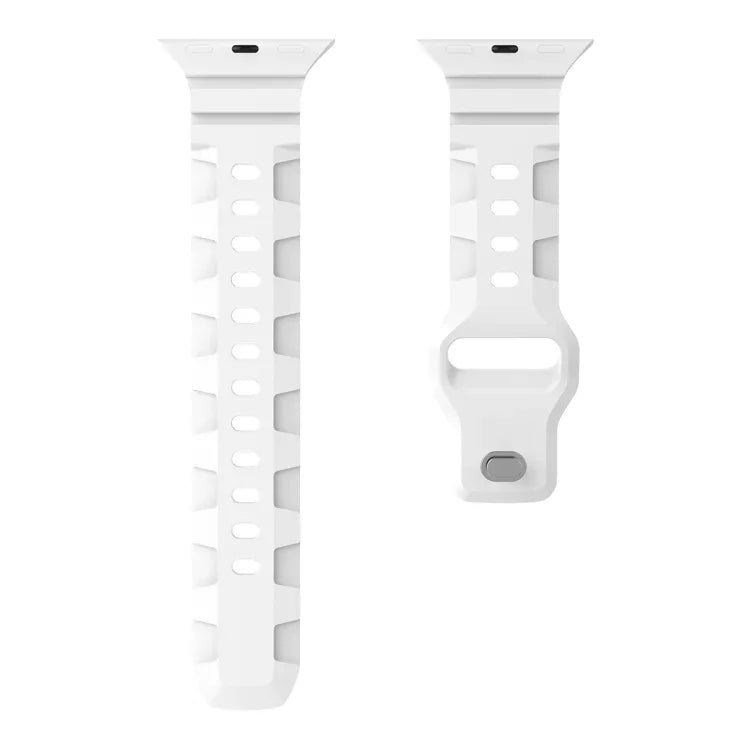 Sportliches Silikon-Uhrenarmband, für Apple Watch Series 8 &amp; 7 (41 mm) und Apple Watch Series 8 &amp; 7 (45 mm)