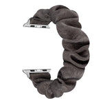 Stoff- und Edelstahl-Haarreifarmband, passend für Apple Watch Series 7 (41 mm), 6, SE, 5, 4 (40 mm), 3, 2, 1 (38 mm), 7 (45 mm), 6, SE, 5, 4 (44 mm), 3, 2, 1 (42 mm), 8, 7 (41 mm), SE 2, 6, SE, 5, 4 (40 mm), 3, 2, 1 (38 mm)...