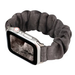 Stoff- und Edelstahl-Haarreifarmband, passend für Apple Watch Series 7 (41 mm), 6, SE, 5, 4 (40 mm), 3, 2, 1 (38 mm), 7 (45 mm), 6, SE, 5, 4 (44 mm), 3, 2, 1 (42 mm), 8, 7 (41 mm), SE 2, 6, SE, 5, 4 (40 mm), 3, 2, 1 (38 mm)...