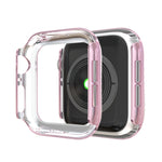 Schutzhülle mit doppelreihigen Diamanten, für Apple Watch Series 6 / 5 / 4 / SE 2025 / 2023 / 2022 40mm, für Apple Watch Series 3 & 2 & 1 42mm