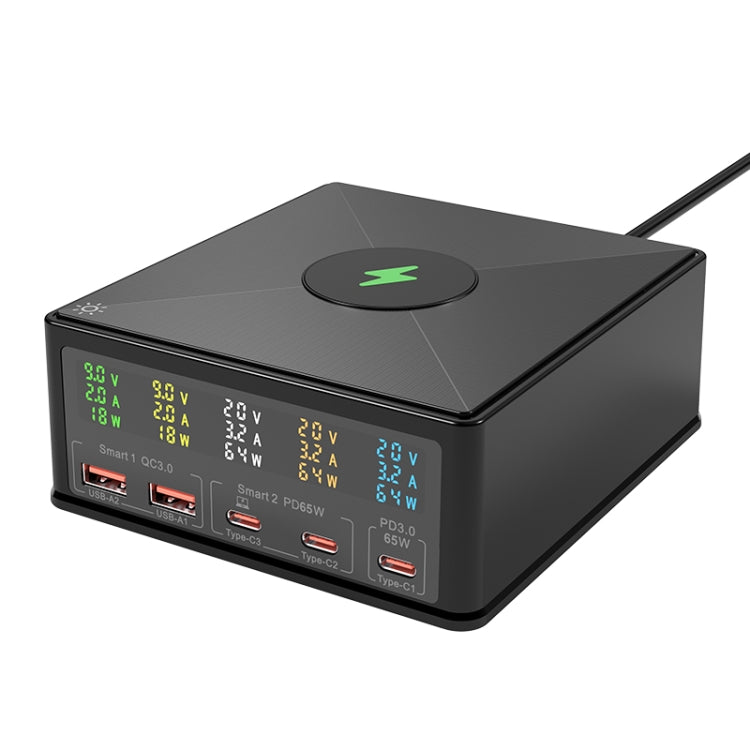 868H 6 in 1 160W 3 PD Typ-C + 2 QC3.0 USB Ports Mehrfachanschluss Ladegerät, 868H