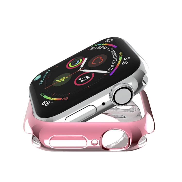 Galvanisierte TPU-Schutzhülle mit runden Löchern, für Apple Watch Series 3 & 2 & 1 38mm, für Apple Watch Series 6 / 5 / 4 / SE 2025 / 2023 / 2022 44mm