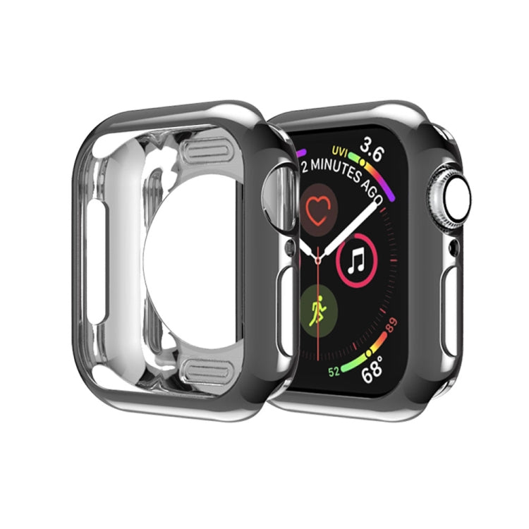 Galvanisierte TPU-Schutzhülle mit runden Löchern, für Apple Watch Series 3 & 2 & 1 38mm, für Apple Watch Series 6 / 5 / 4 / SE 2025 / 2023 / 2022 44mm