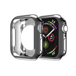 Galvanisierte TPU-Schutzhülle mit runden Löchern, für Apple Watch Series 3 & 2 & 1 38mm, für Apple Watch Series 6 / 5 / 4 / SE 2025 / 2023 / 2022 44mm