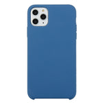 For iPhone 11 Solid Color Solid Silicone  Shockproof Case (Hibiscus Pink), For iPhone 11 Pro