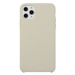 For iPhone 11 Solid Color Solid Silicone  Shockproof Case (Hibiscus Pink), For iPhone 11 Pro Max