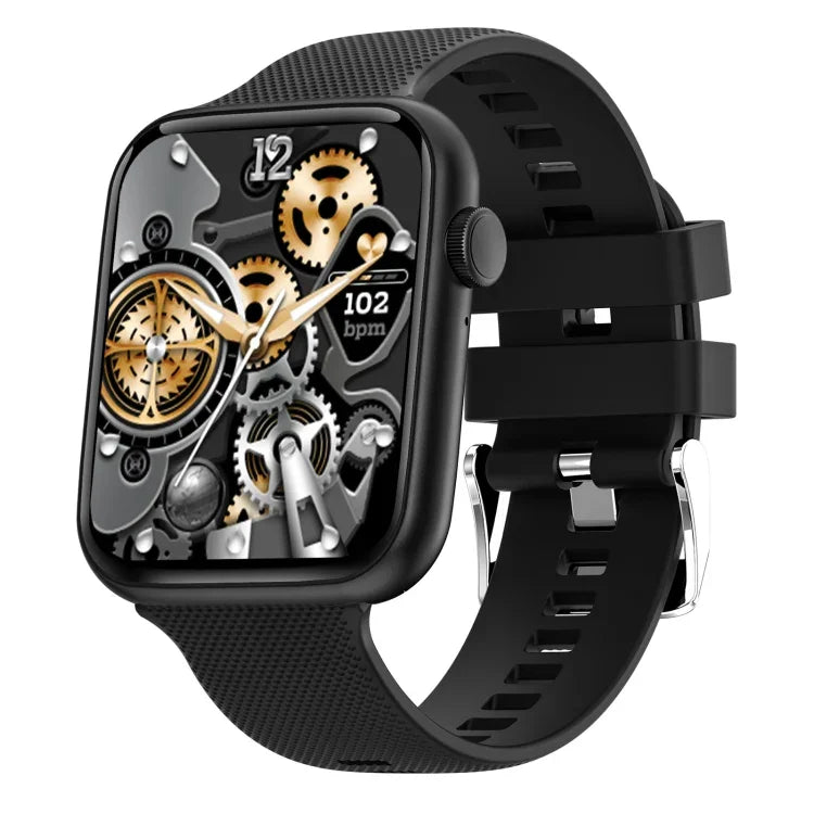 HT15 Smartwatch mit 1,85 Zoll Silikonarmband, IP67 wasserdicht, unterstützt Bluetooth-Anrufe und Schlafüberwachung