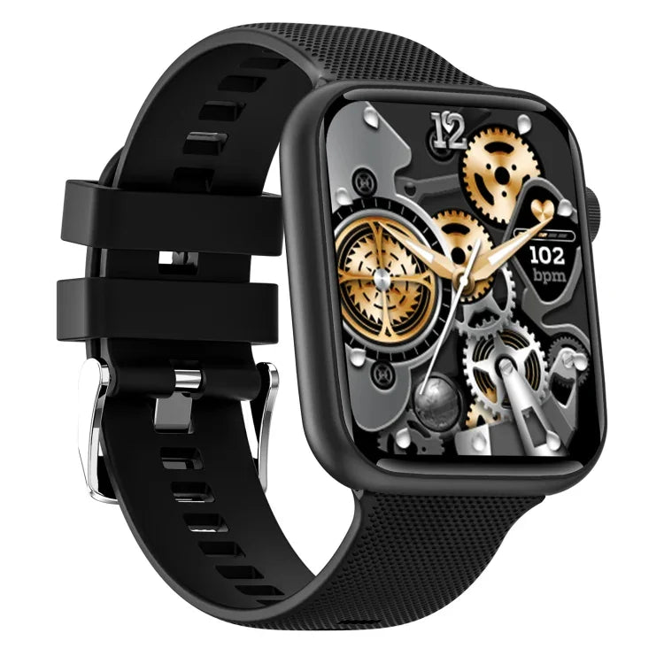 HT15 Smartwatch mit 1,85 Zoll Silikonarmband, IP67 wasserdicht, unterstützt Bluetooth-Anrufe und Schlafüberwachung