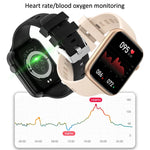 HT15 Smartwatch mit 1,85 Zoll Silikonarmband, IP67 wasserdicht, unterstützt Bluetooth-Anrufe und Schlafüberwachung