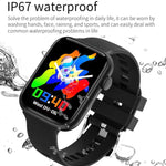 HT15 Smartwatch mit 1,85 Zoll Silikonarmband, IP67 wasserdicht, unterstützt Bluetooth-Anrufe und Schlafüberwachung