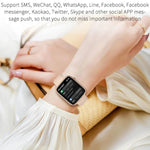 HT15 Smartwatch mit 1,85 Zoll Silikonarmband, IP67 wasserdicht, unterstützt Bluetooth-Anrufe und Schlafüberwachung