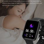 HT15 Smartwatch mit 1,85 Zoll Silikonarmband, IP67 wasserdicht, unterstützt Bluetooth-Anrufe und Schlafüberwachung