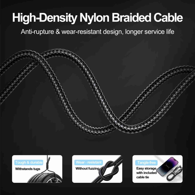 JOYROOM S-UL012A10 Extraordinary Serie 2.4A USB-A zu 8 Pin Schnelllade-Datenkabel, 20W 8 Pin, 1,2m, 20W 8 Pin, 2m, 20W 8 Pin, 3m