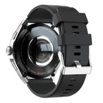 BM01 1,45 Zoll Silikonarmband IP68 wasserdichte Smartwatch unterstützt Bluetooth-Anrufe / NFC, Silikonarmband (Silber), Silikonarmband (Schwarz)