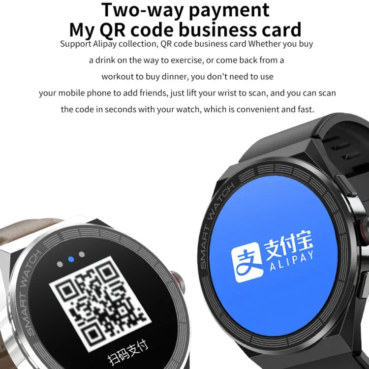 BM01 1,45 Zoll Silikonarmband IP68 wasserdichte Smartwatch unterstützt Bluetooth-Anrufe / NFC, Silikonarmband (Silber), Silikonarmband (Schwarz)