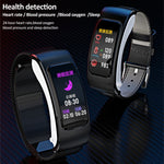 K60 1,08 Zoll Ohrhörer mit abnehmbarem Lederarmband, wasserdicht, für Smartwatch, unterstützt Bluetooth-Anrufe, Lederarmband (Schwarz/Silber), Lederarmband (Braun), Lederarmband (Schwarz), Lederarmband (Braun/Silber)