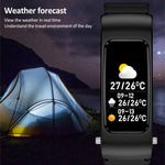 K60 1,08 Zoll Ohrhörer mit abnehmbarem Lederarmband, wasserdicht, für Smartwatch, unterstützt Bluetooth-Anrufe, Lederarmband (Schwarz/Silber), Lederarmband (Braun), Lederarmband (Schwarz), Lederarmband (Braun/Silber)