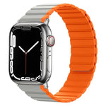 Intelligentes magnetisches Silikon-Armband, für Apple Watch Series 8 &amp; 7 (41 mm) und Apple Watch Series 8 &amp; 7 (45 mm)