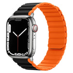 Intelligentes magnetisches Silikon-Armband, für Apple Watch Series 8 &amp; 7 (41 mm) und Apple Watch Series 8 &amp; 7 (45 mm)