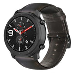 Oil Wax Genuine Leather Watch Band, For Amazfit GTR 47mm / Pace / Stratos, For Amazfit 2 Stratos, For Ticwatch Pro / E2 / S2, For Pebble Gen 1, For Pebble Time