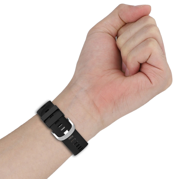 22mm Solid Color Silicone Watch Band, For Garmin Forerunner 265