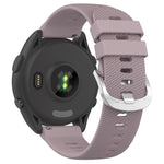 18mm Solid Color Silicone Watch Band, For Garmin Forerunner 265S
