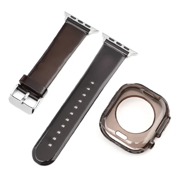 Glacier Jelly Klare TPU-Schutzhülle und Armband für Apple Watch Ultra 3 / 2 / 1 49 mm