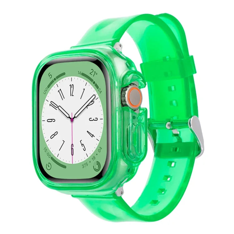 Glacier Jelly Klare TPU-Schutzhülle und Armband für Apple Watch Ultra 3 / 2 / 1 49 mm