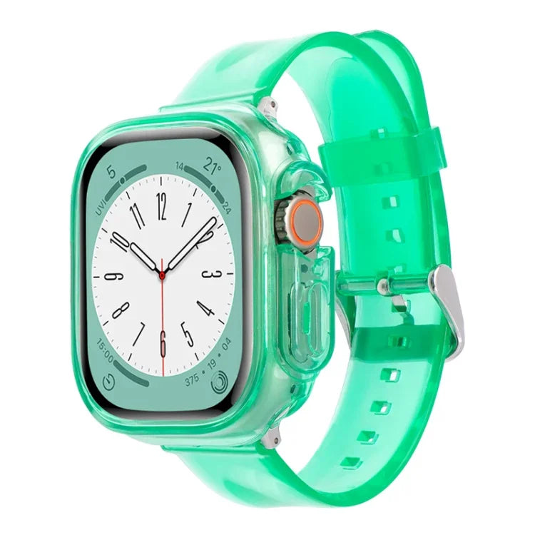 Glacier Jelly Klare TPU-Schutzhülle und Armband für Apple Watch Ultra 3 / 2 / 1 49 mm