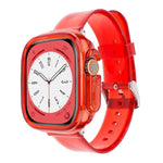 Glacier Jelly Klare TPU-Schutzhülle und Armband für Apple Watch Ultra 3 / 2 / 1 49 mm