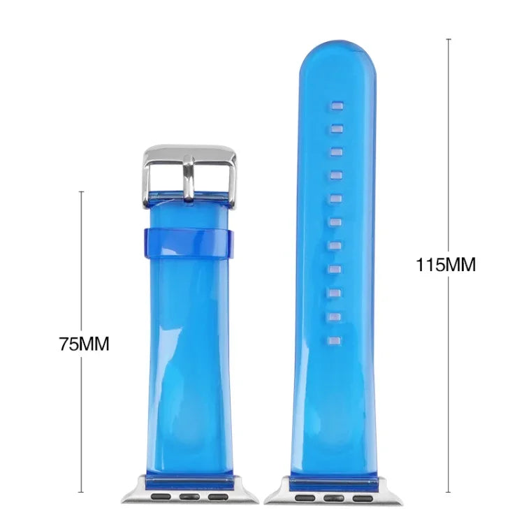 Glacier Jelly Klare TPU-Schutzhülle und Armband für Apple Watch Ultra 3 / 2 / 1 49 mm