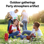 T&G TG375 Outdoor Tragbarer LED-Licht RGB Kabelloser Bluetooth Lautsprecher Subwoofer, TG375